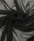 Black Matte Chiffon Fabric by the Yard, 58" Wide Lightweight Sheer Draping Fabric for Chuppah, Wedding Arch, Table Runner